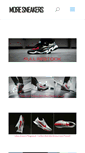 Mobile Screenshot of moresneakers.com